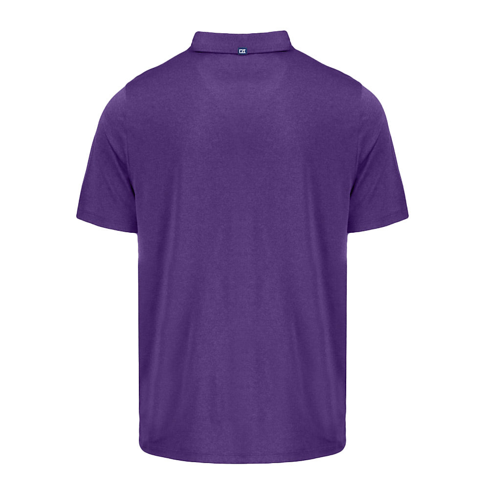 Clemson Cutter & Buck Coastline Epic Comfort Polo - PURPLE