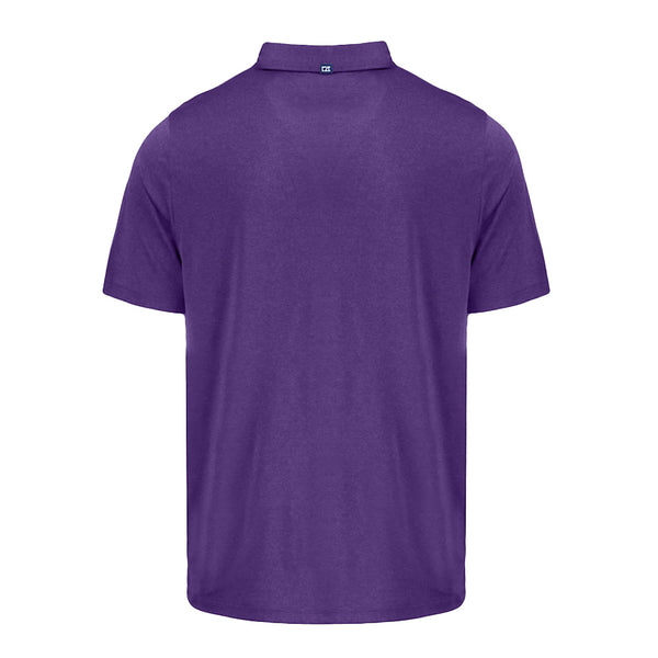 Clemson Cutter & Buck Coastline Epic Comfort Polo - PURPLE