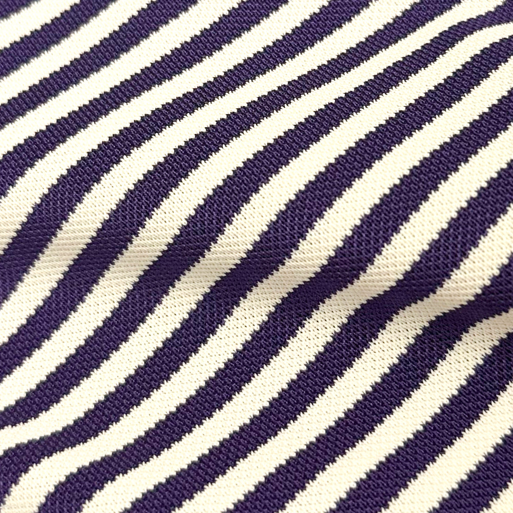 Clemson Cutter & Buck Featherlite Pique Paw Polo - PURPLE