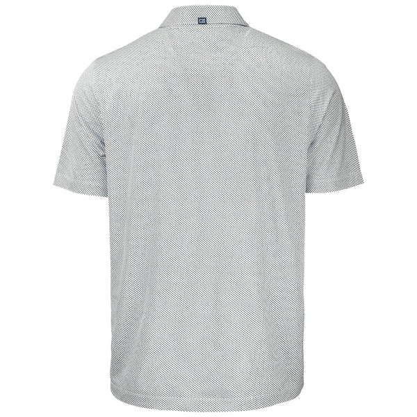 Clemson Cutter & Buck Fighting Tiger Symmetry Polo - LT GREY