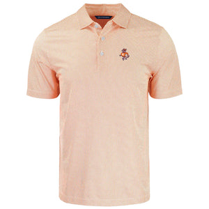 Clemson Cutter & Buck Fighting Tiger Symmetry Polo - ORANGE