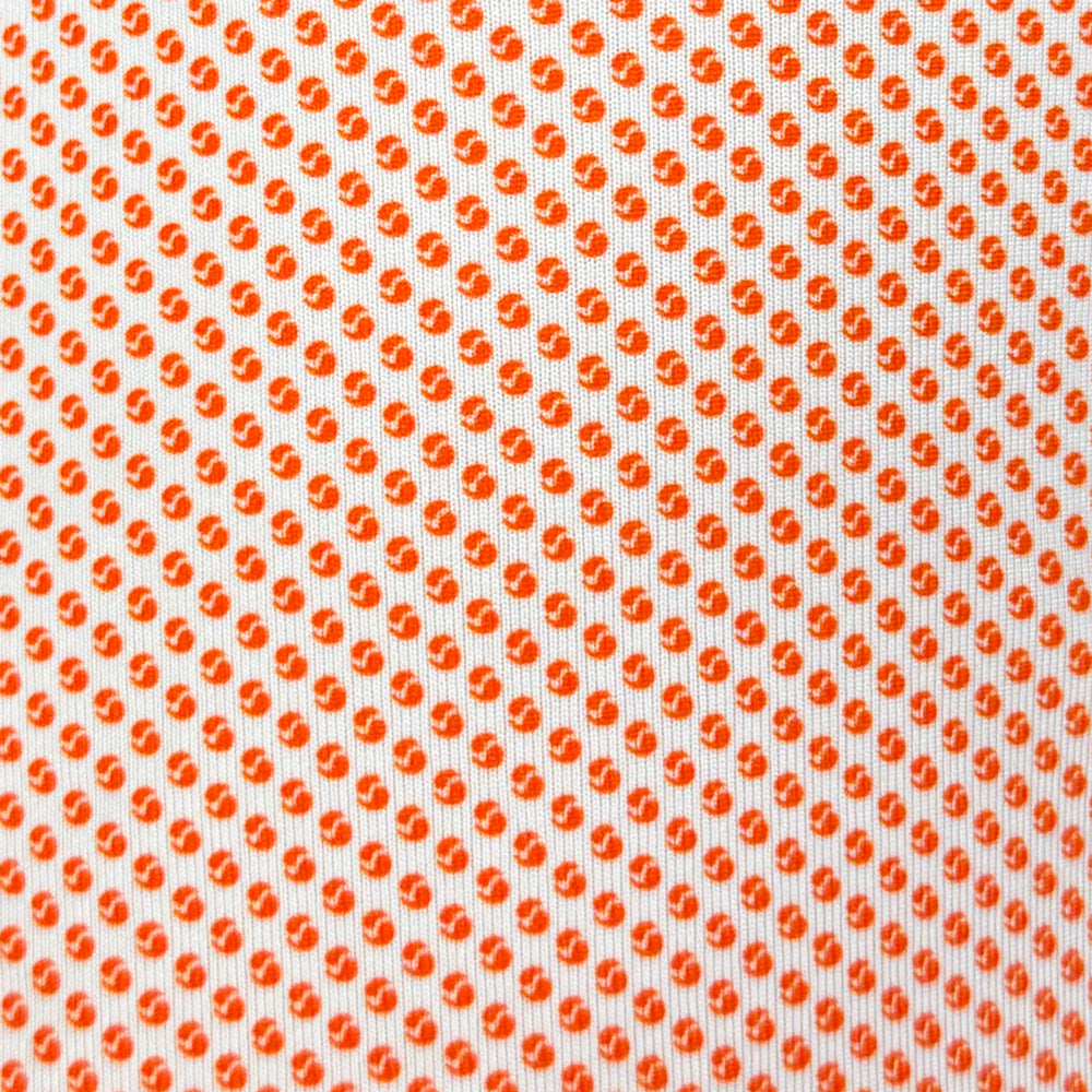 Clemson Cutter & Buck Fighting Tiger Symmetry Polo - ORANGE