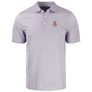 Clemson Cutter & Buck Fighting Tiger Symmetry Polo - PURPLE