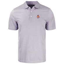 Clemson Cutter & Buck Fighting Tiger Symmetry Polo - PURPLE
