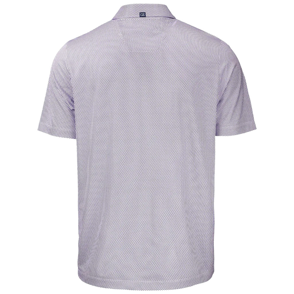 Clemson Cutter & Buck Fighting Tiger Symmetry Polo - PURPLE