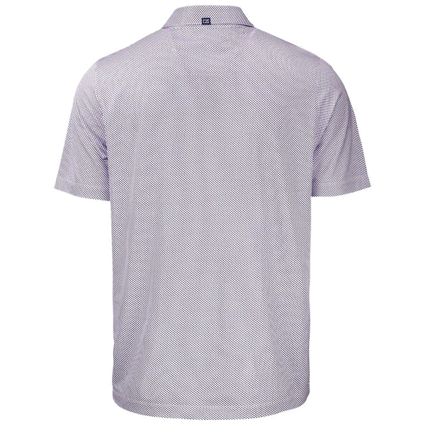Clemson Cutter & Buck Fighting Tiger Symmetry Polo - PURPLE