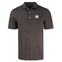 Clemson Cutter & Buck Forge Fine Line Polo