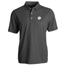 Clemson Cutter & Buck Pike Eco Symmetry Polo - BLACK