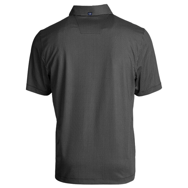 Clemson Cutter & Buck Pike Eco Symmetry Polo - BLACK