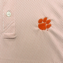 Clemson Cutter & Buck Pike Eco Symmetry Polo - ORANGE