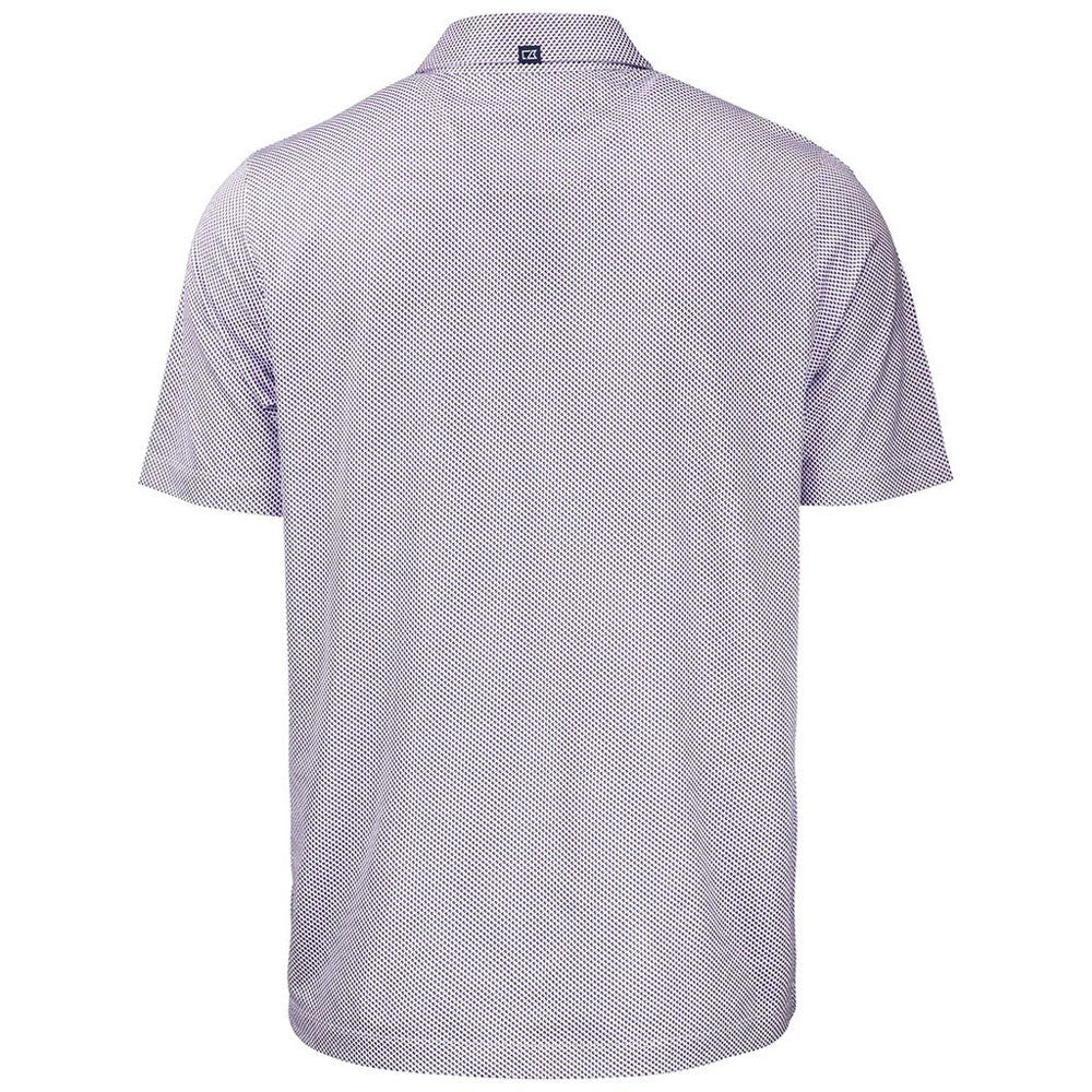 Clemson Cutter & Buck Pike Eco Symmetry Polo - PURPLE