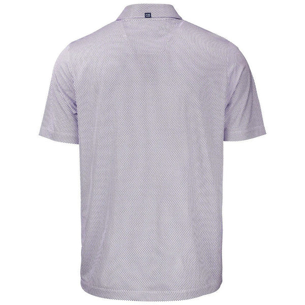 Clemson Cutter & Buck Pike Eco Symmetry Polo - PURPLE