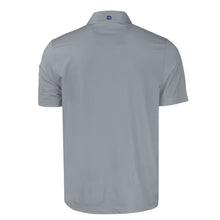 Clemson Cutter & Buck Pike Eco Tonal Geo Print Polo - LT GREY