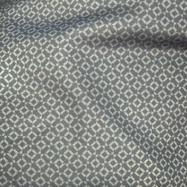 Clemson Cutter & Buck Pike Eco Tonal Geo Print Polo - LT GREY
