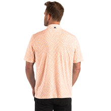 Clemson Cutter & Buck Pike Fern Print Polo - ORANGE