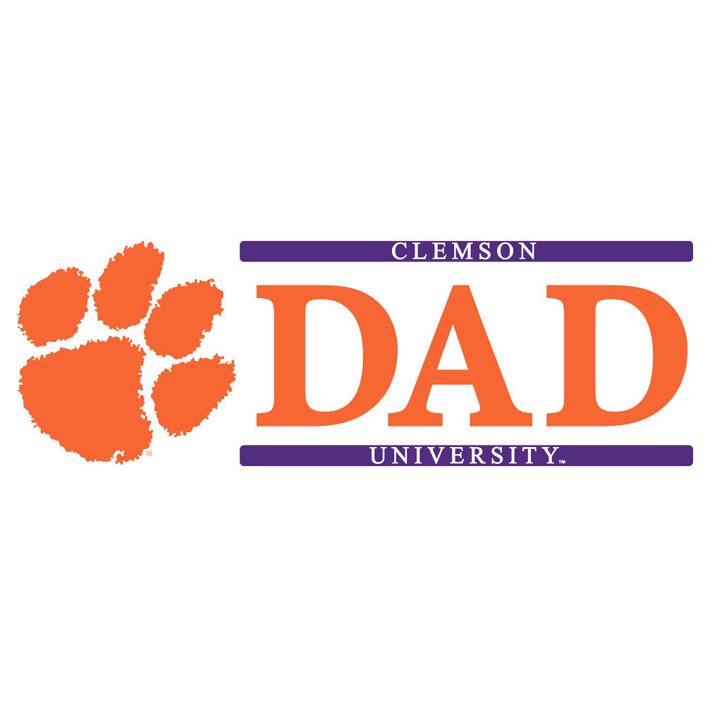 Clemson Dad Block Magnet