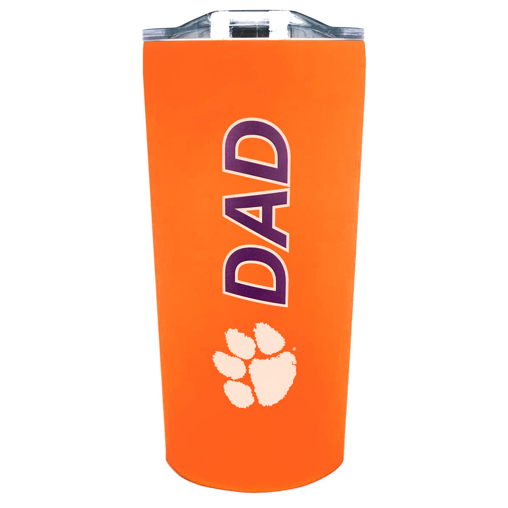 Clemson Dad Soft Touch Tumbler - ORANGE