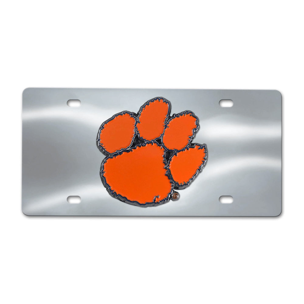 Clemson Die Cast Paw License Plate