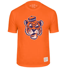 Clemson Distressed Vault Tiger Face Tee - ORANGE