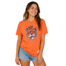 Clemson Distressed Vault Tiger Face Tee