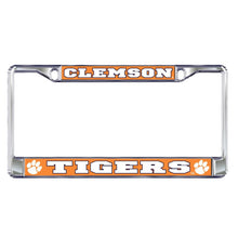 Clemson Domed License Plate Frame
