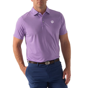 Clemson Draddy Ryan Polo - LT PURPLE
