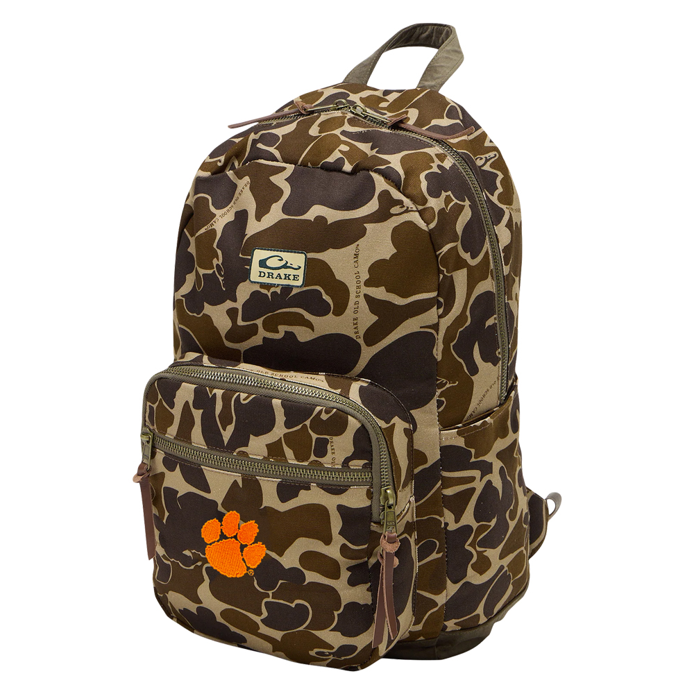 Clemson Drake Old School Throwback Backpack - CAMO