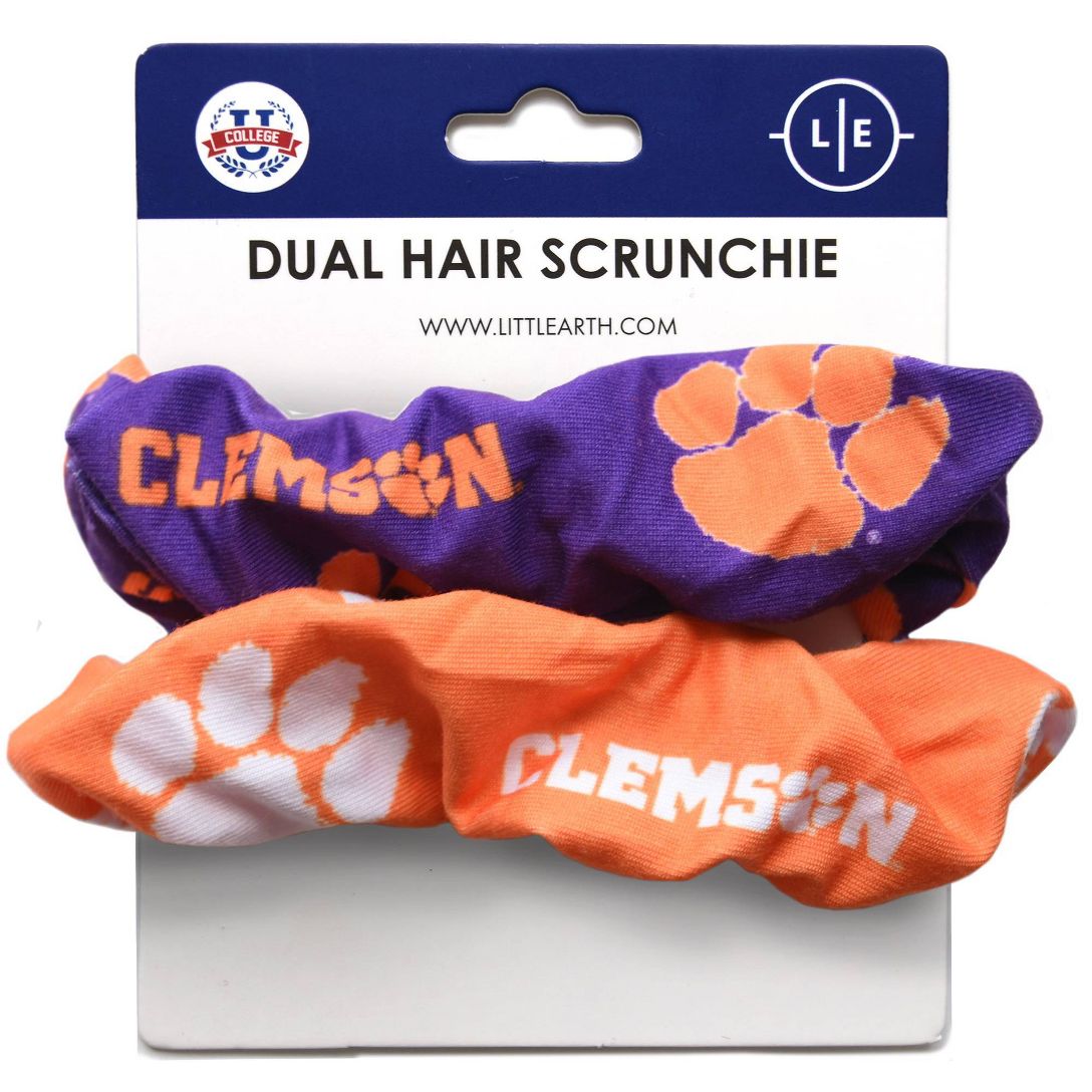 Clemson Dual Scrunchies