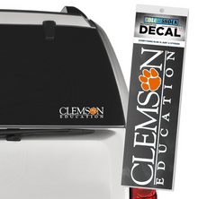 Clemson Education Decal - WHITE