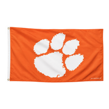 Clemson Elevated Paw Banner Flag - ORANGE