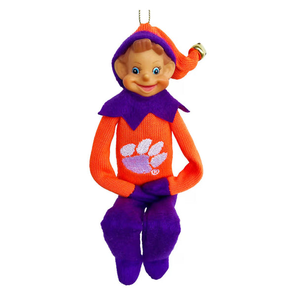 Clemson Elf on the Shelf Ornament