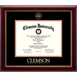 Clemson Embossed Gallery Diploma Frame