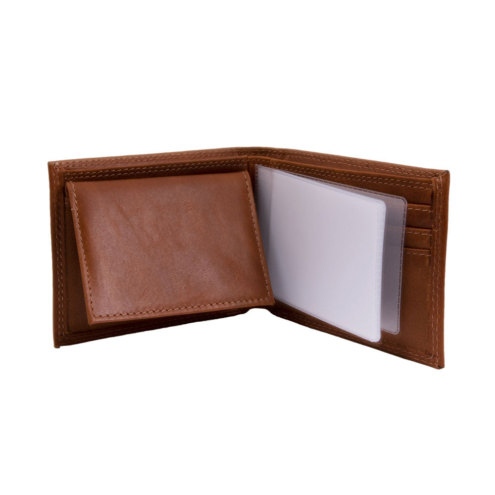 Clemson Embossed Passcase Wallet - TAN