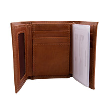 Clemson Embossed Trifold Wallet - TAN