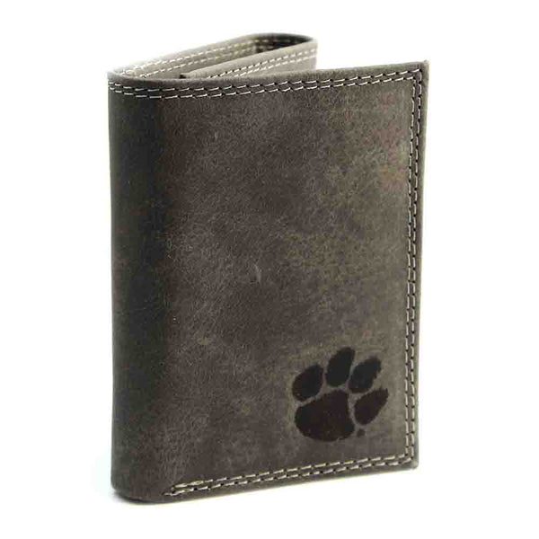 Clemson Embossed Trifold Wallet