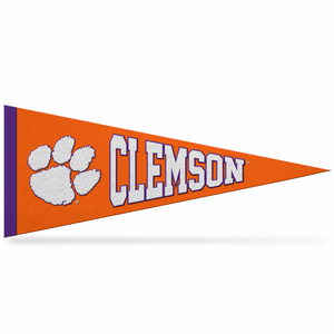 Clemson Embroidered Pennant - ORANGE