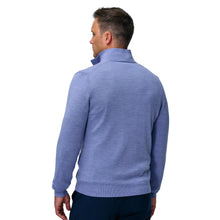 Clemson Fairway & Greene Baruffa Merino Sweater Quarter Zip - LT PURPLE
