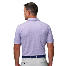 Clemson Fairway & Greene Bixby Print Polo - LT PURPLE