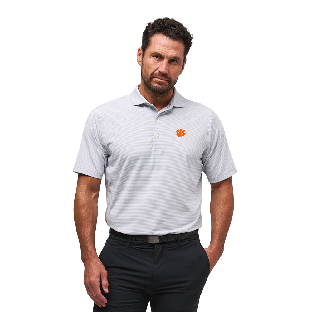 Clemson Fairway & Greene Bryan Stripe Polo