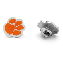 Clemson FanDrip Stainless Paw Lapel Pin