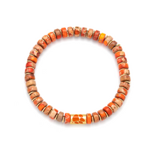 Clemson FanDrip Stretch Bead Bracelet - ORANGE