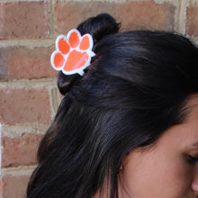 Clemson Fizzy Paw Claw Clip