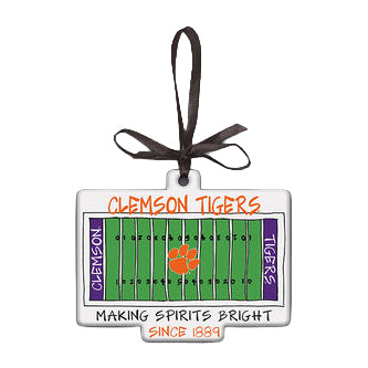 Clemson Flat Stadium Ornament