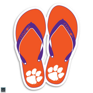 Clemson Flip Flop Dizzler - ORANGE