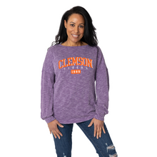 Clemson Flying Colors Women’s Josie Rib-Knit Tunic II - PURPLE