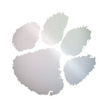Clemson Foil Paw Sticker
