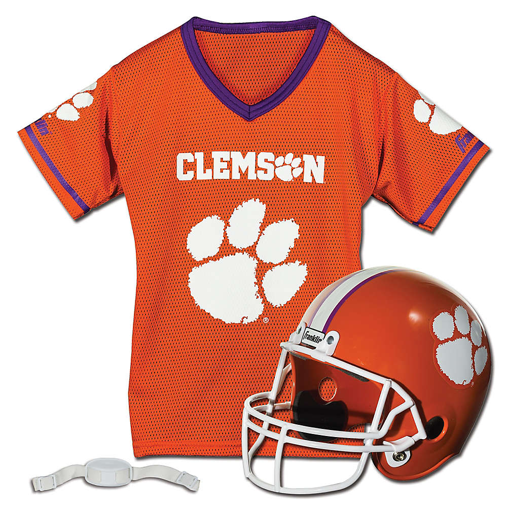 Clemson Franklin Youth Helmet and Jersey Set