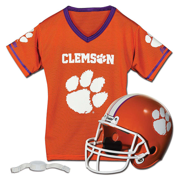 Clemson Franklin Youth Helmet and Jersey Set