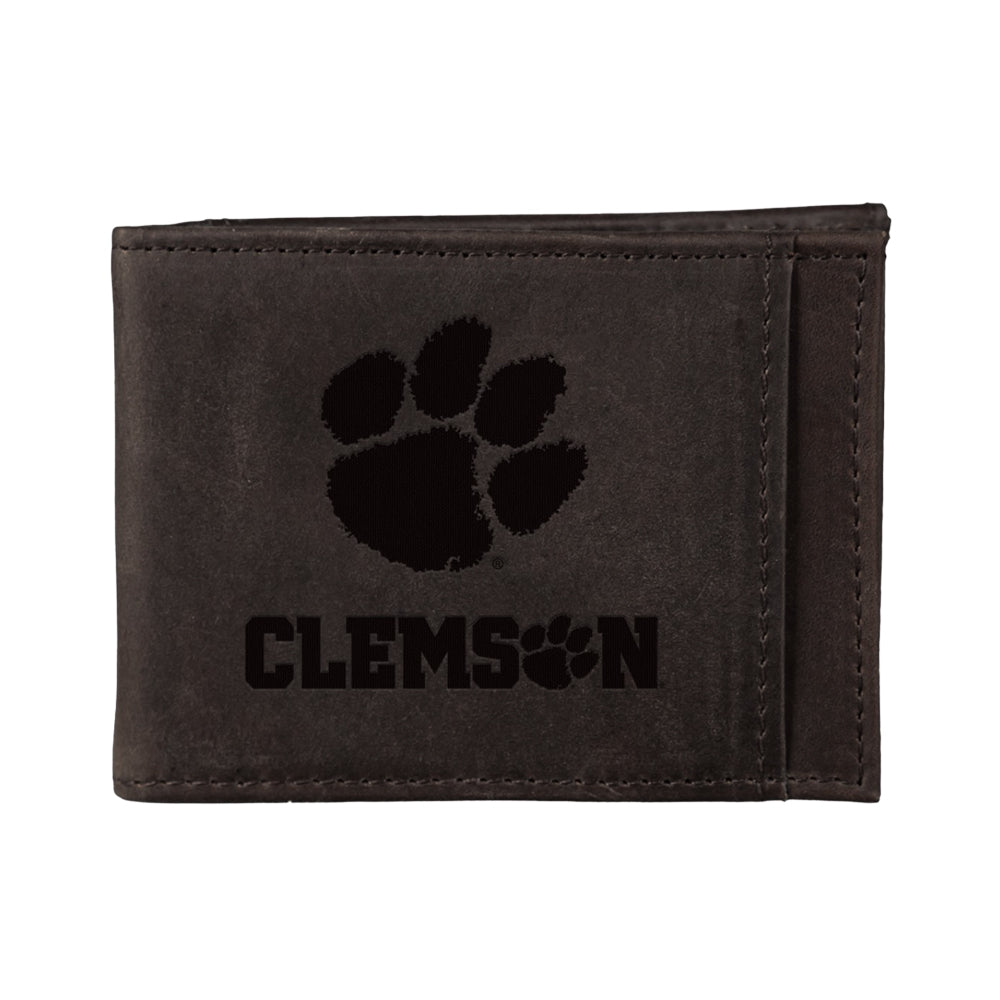 Clemson Front Pocket Paw Hammer RFID Wallet