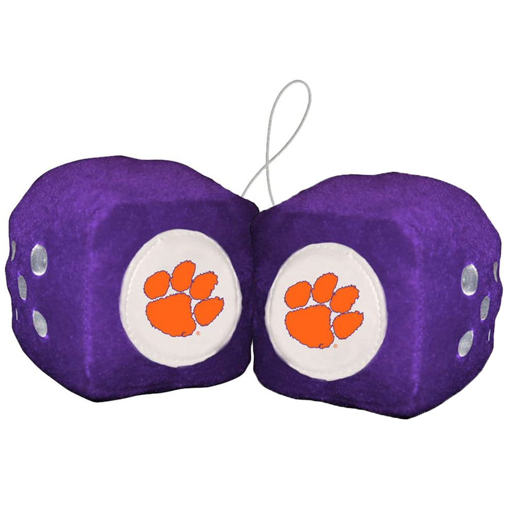 Clemson Fuzzy Dice